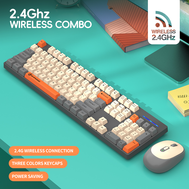 2.4G Wireless Office Keyboard  - đánh giá và giá Gaming Keyboard And Mouse Combo Wireless