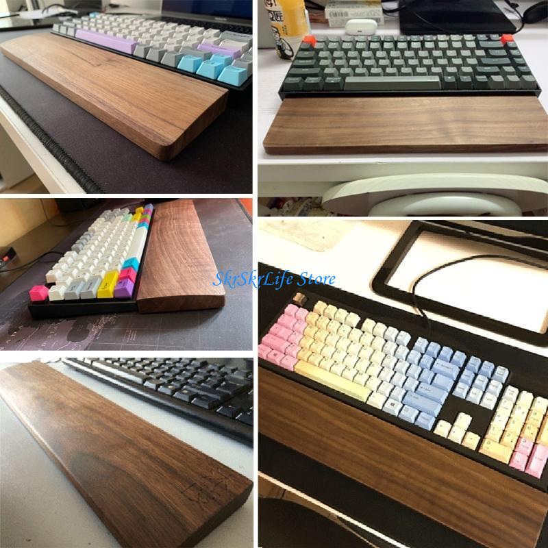 E65E Bàn Phím Gỗ Cổ Tay Gỗ Óc  - đánh giá và giá Wrist Rest Wood