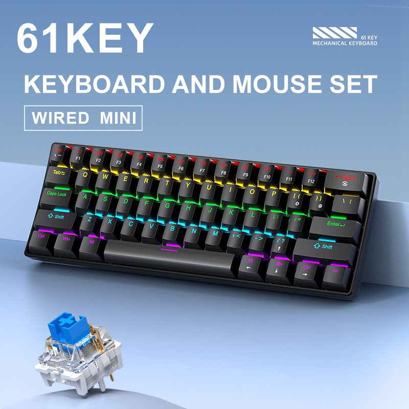 APAYADO K61 Mini Mechanical Ke - đánh giá và giá Gaming Keyboard E Yooso