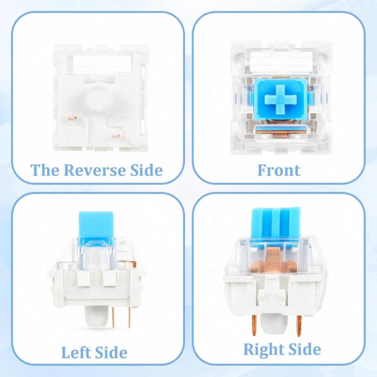 100 Practical Blue Switches, H - đánh giá và giá Gaming Keyboard Blue Switches