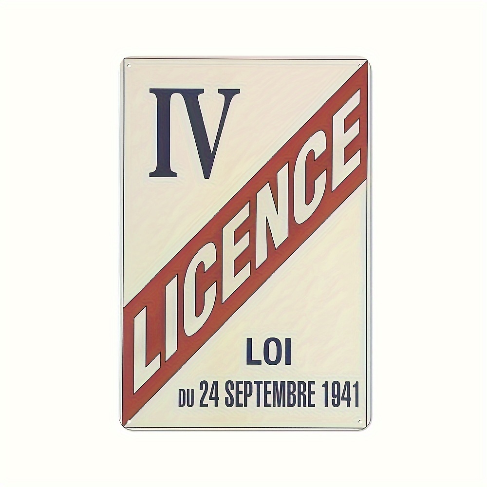 French Alcohol Law Metal Sign  - đánh giá và giá Brass Weight Plate