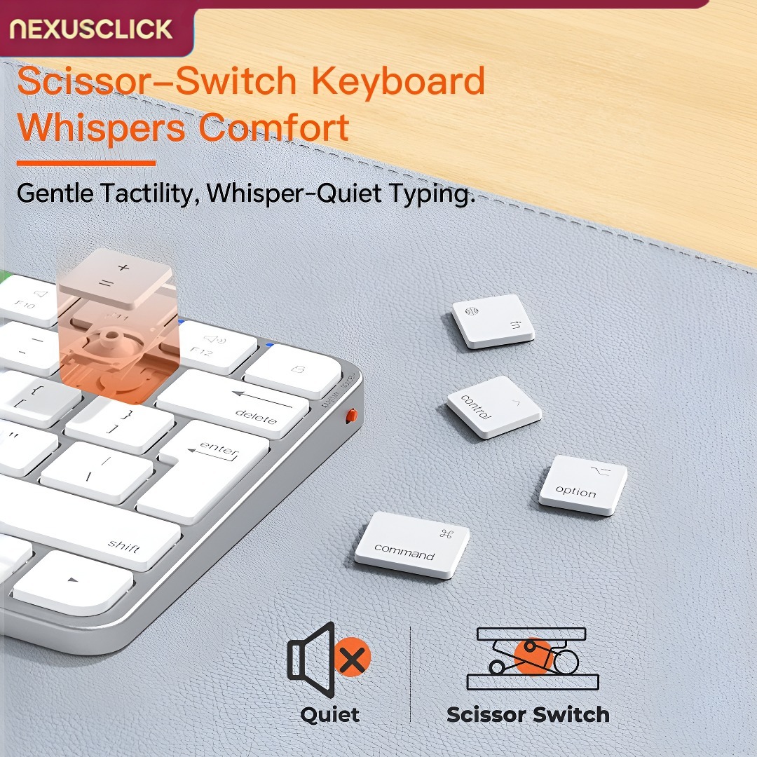 NexusClick Ultra Slim Wireless - đánh giá và giá Gaming Keyboard That Is Quiet
