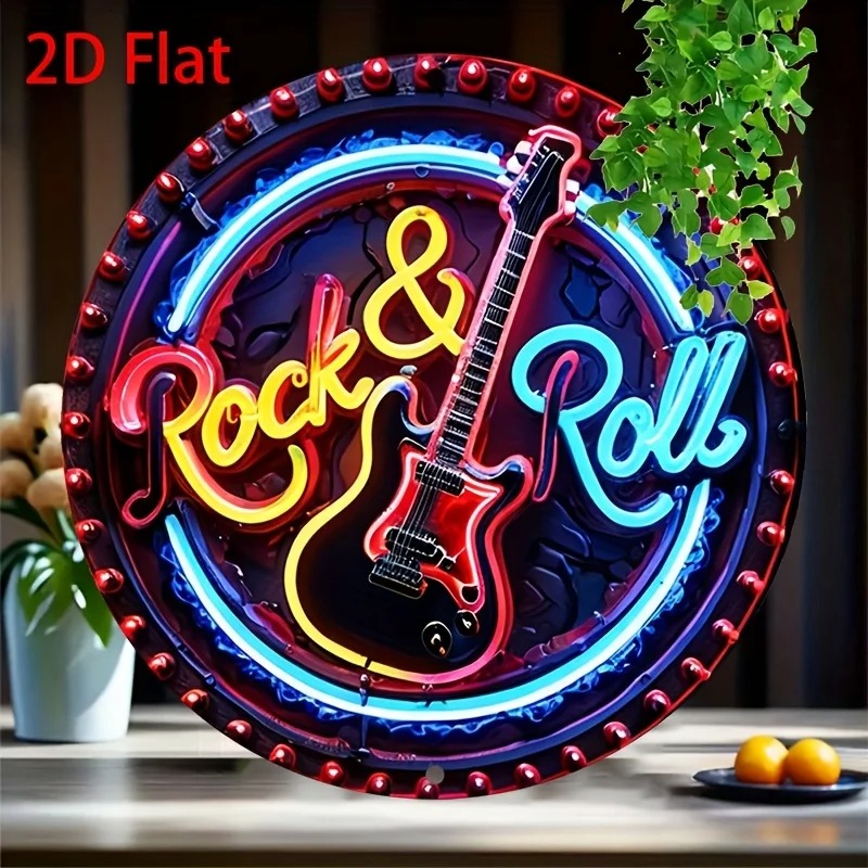 A Vintage Rock Neon Sign, 2Dfl - đánh giá và giá Brass Weight Plate
