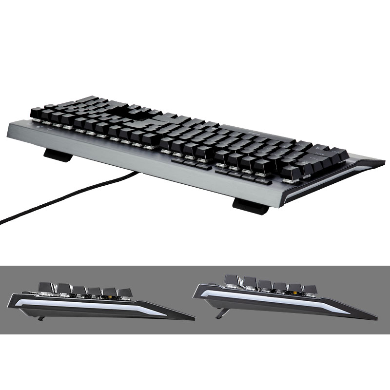 HEXGEARS GK739 Hot Swappable d - đánh giá và giá Gaming Keyboard Blue Switches