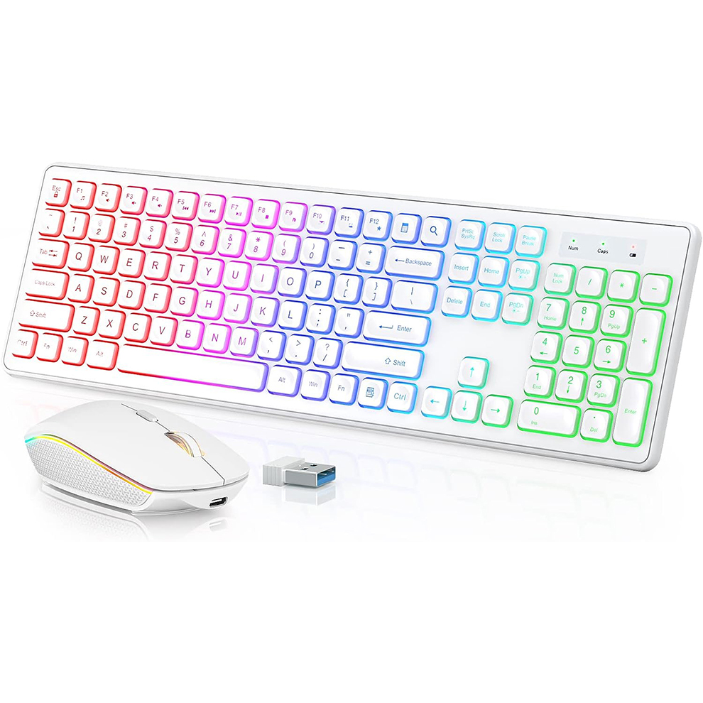 Backlit Wireless Keyboard and  - đánh giá và giá Gaming Keyboard That Is Quiet